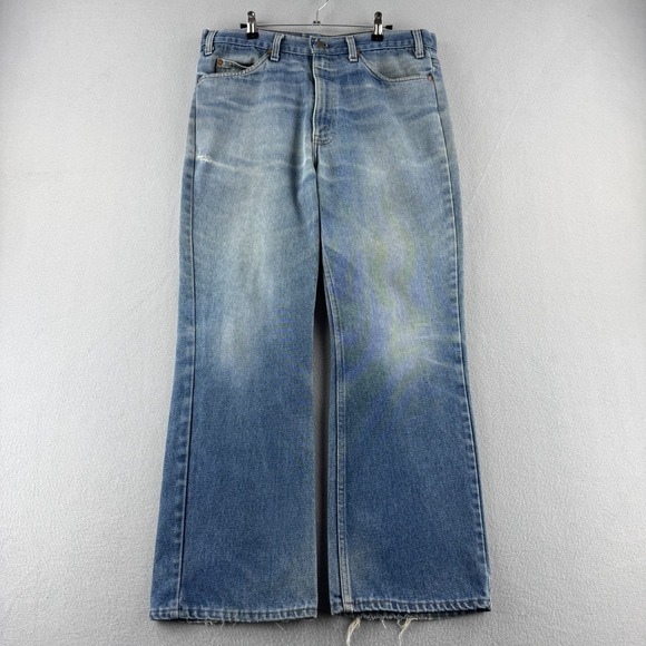 Scovill Other - Vintage 70s Jeans Mens (Fits 34x29) Blue Denim Faded Bootcut Scoville Zip USA